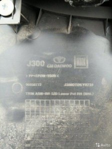 Обшивка задняя правая Chevrolet Cruze J300 F16D3