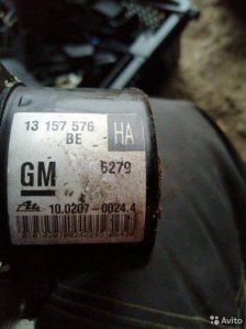 Блок abs Opel Astra L48 Z16XEP 2008