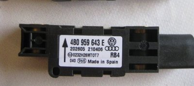 Датчик airbag Volkswagen Touareg 2006 Кроссовер