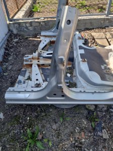 Стойка средняя с частью порога Opel Astra H 2008 хэтчбек 5дв.