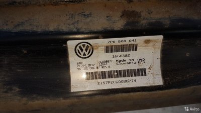 Балка задняя подрамник Volkswagen touareg 2 nf 3.0