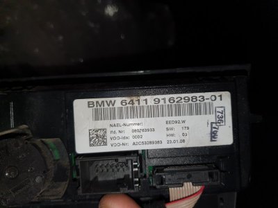 Блок управления климатом BMW 3-series 2008 E90