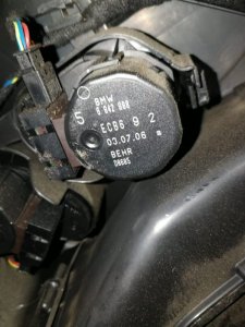 Серводвигатель отопителя BMW 5-series 2006 E60