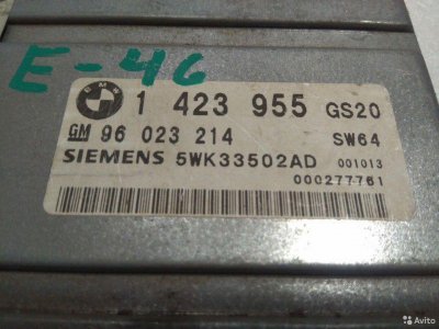 Блок управления АКПП бмв 3 е46 (1423955) для BMW 3