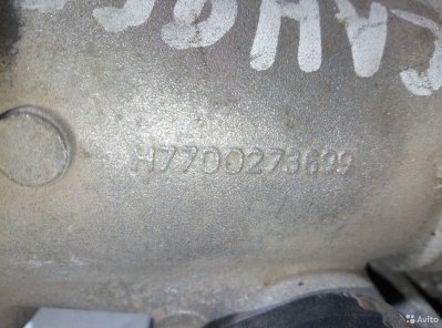 Заслонка дроссельная сандеро H7700273699 Renault S