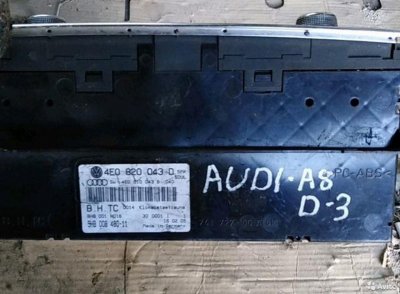 Блок управления климатом Audi A8 S8 D3