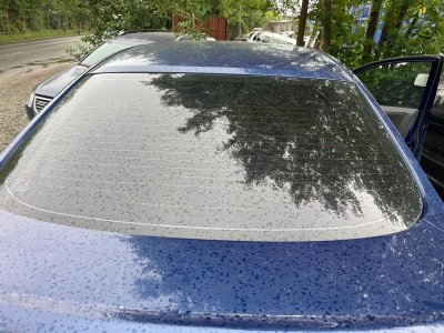 Стекло заднее Nissan Almera 2018 G15