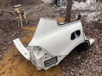 Крыло Volkswagen Touareg 2012 7P5,7P6
