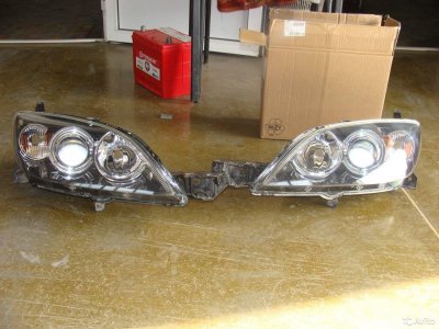 Передние Блок-Фары mazda 3 2002-08 (хетчбэк)