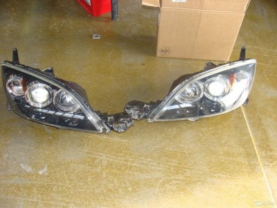 Передние Блок-Фары mazda 3 2002-08 (хетчбэк)