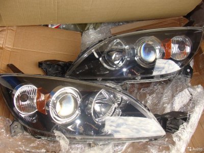 Передние Блок-Фары mazda 3 2002-08 (хетчбэк)