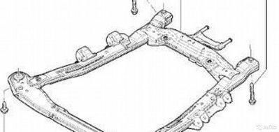 Подрамник а/м LADA X-Ray