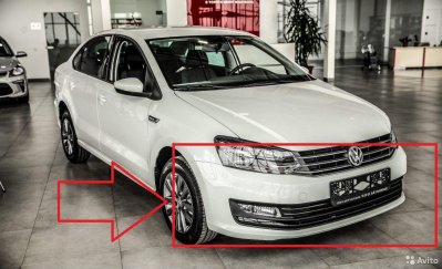 Volkswagen polo Передний бампер 2015