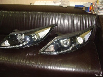 Фара левая Kia sportage LED с дхо