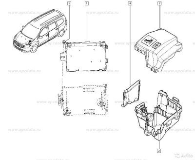 Корпус Блока предохранителей renault
