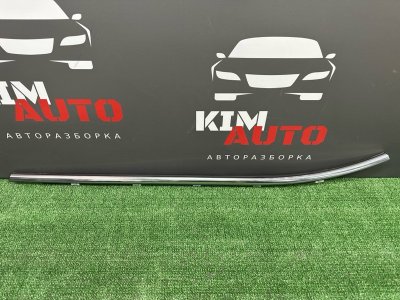 Уплотнитель стекла наружный(Бархотка) Хром Kia Ceed 2 2014 JD