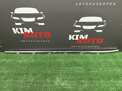 Уплотнитель стекла наружный(Бархотка) Хром Kia Ceed 2 2014 JD