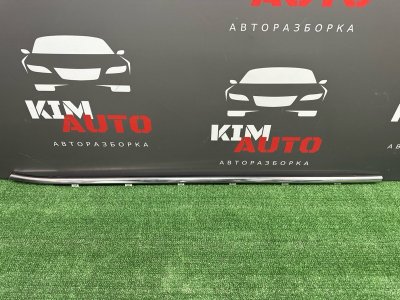 Уплотнитель стекла наружный(Бархотка) Хром Kia Ceed 2 2014 JD