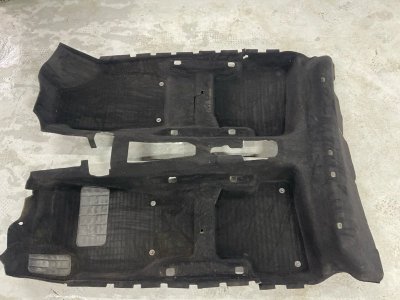 Ковер пола Skoda Fabia 2 2011