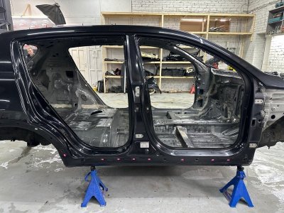 Порог со стойкой Kia Sportage 3 2012 SL