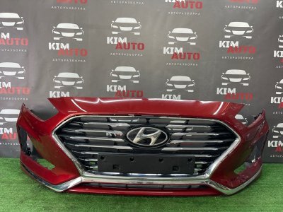 Бампер передний с повреждениями Hyundai Sonata 7 2018