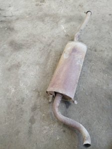 Задняя часть глушителя лада 2114 2006 хэтчбек