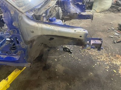 Лонжерон Skoda Fabia 2008