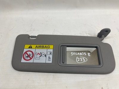 Козырек солнцезащитный Hyundai Solaris 2015
