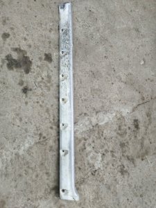 Накладка на порог наружная Mitsubishi Pajero 2