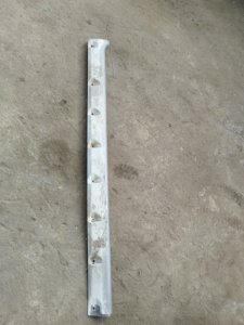 Накладка на порог наружная Mitsubishi Pajero 2