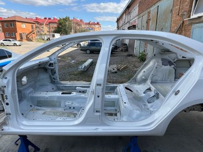 Порог со стойкой Skoda Octavia 2014 A7
