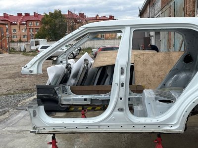 Порог со стойкой Hyundai Creta 2018 GS