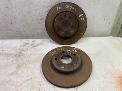 Тормозной диск Toyota Corolla 2008 E150