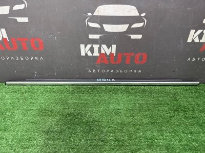 Уплотнитель стекла наружный(Бархотка) Хром Opel Zafira