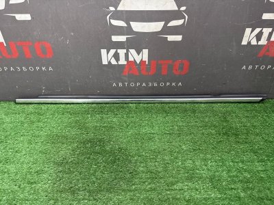 Уплотнитель стекла наружный(Бархотка) Хром Opel Astra H