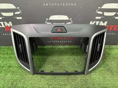 Рамка магнитолы с дефлекторами Hyundai Creta 2021 GS