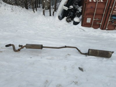 Глушитель Citroen C4 2008