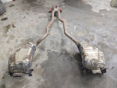 Глушитель в сборе Volkswagen Phaeton 2005 3D2