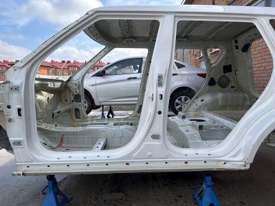 Порог со стойкой Kia Soul 2014 SW