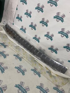 Накладка на бампер Volkswagen Touareg