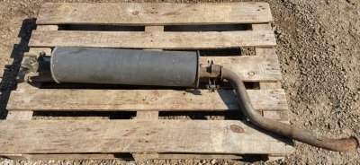 Глушитель Mercedes w123 1980 Седан