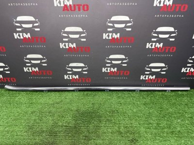 Уплотнитель стекла наружный(Бархотка) Хром Kia Sportage 4 2017