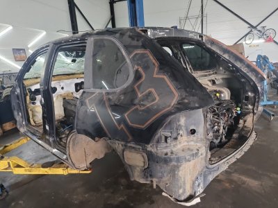 Четверть задняя левая (крыло) Porsche Cayenne 2008 957
