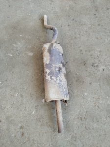 Задняя часть глушителя лада 21093 1998 2109