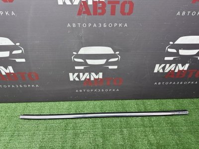 Уплотнитель стекла наружный(Бархотка) Хром Nissan QASHQAI 2016 J11