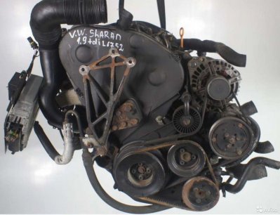 Двигатель (двс) Volkswagen Sharan 1,9л.(AVG)