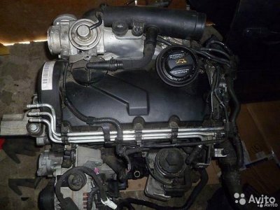Двигатель (двс) Volkswagen Touran 1.9л.(AVQ)