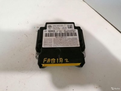 Блок управления 6R0959655J Skoda Fabia 2011 5J cgp