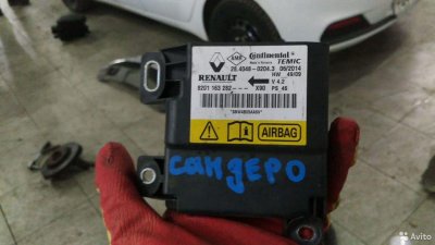 8201163282 эбу AIR BAG Renault Sandero 2009-2014