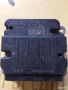 34D959655 Эбу Air bag Skoda Rapid